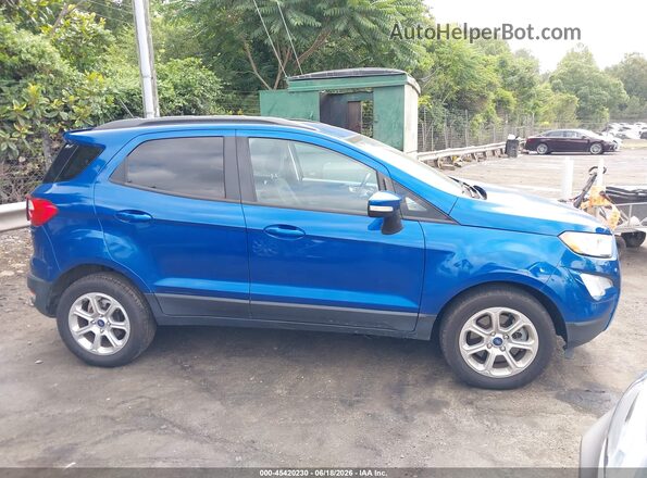 MAJ3S2GE8KC276986 2019 FORD ECOSPORT Blue უკანა სალონის ხედი