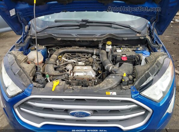MAJ3S2GE8KC276986 2019 FORD ECOSPORT Blue უკანა ხედი