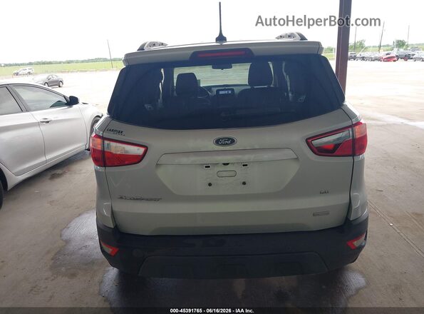 MAJ3S2GE8KC307184 2019 FORD ECOSPORT Silver 