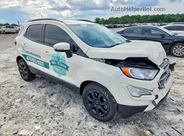 MAJ3S2GE8MC407577 2021 FORD ECOSPORT Белый Передняя правая четверть