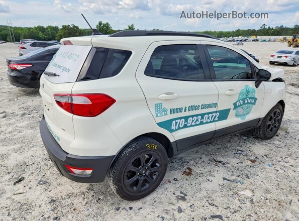 MAJ3S2GE8MC407577 2021 FORD ECOSPORT Белый Задняя правая четверть