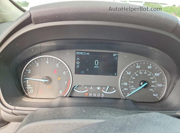 MAJ3S2GE8MC407577 2021 FORD ECOSPORT Белый Вид щитка приборов