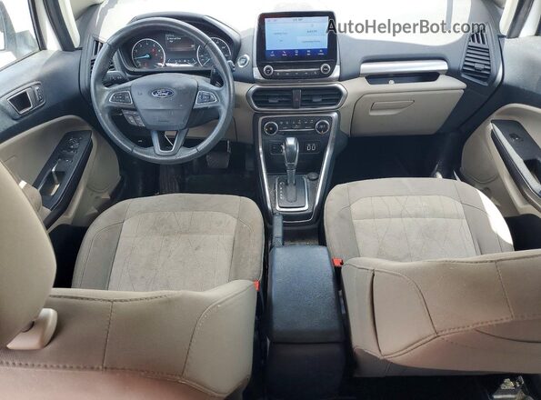 MAJ3S2GE9LC377780 2020 FORD ECOSPORT Белый Вид панели приборов