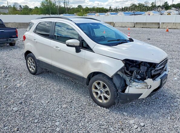 MAJ3S2GE9LC377780 2020 FORD ECOSPORT Белый Передняя правая четверть
