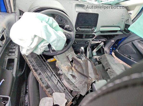 MAJ3S2GE9MC425652 2021 FORD ECOSPORT Blue Առջևի վահանակի տեսք