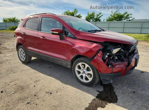 MAJ3S2GEXKC261633 2019 FORD ECOSPORT Red 