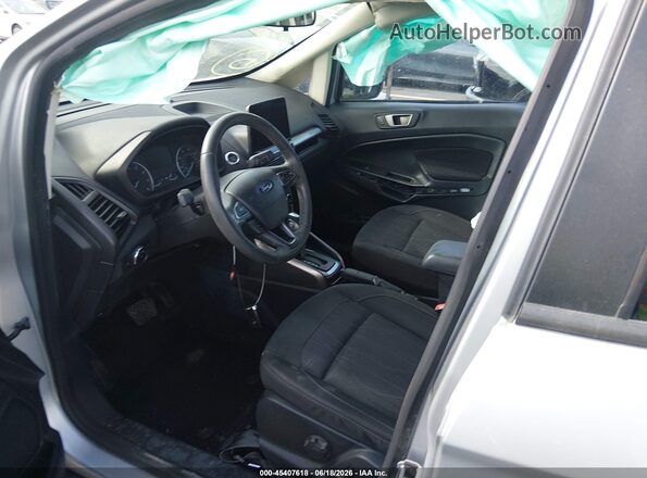 MAJ3S2GEXLC311433 2020 FORD ECOSPORT Silver Front interior view
