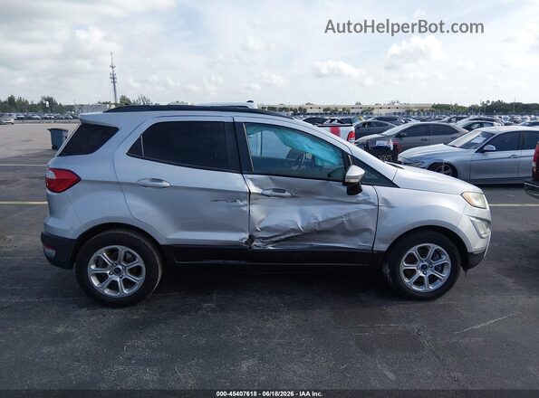 MAJ3S2GEXLC311433 2020 FORD ECOSPORT Silver Rear interior view