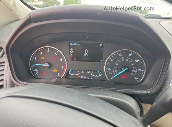 MAJ3S2GEXLC327504 2020 FORD ECOSPORT Gray Instrument cluster view