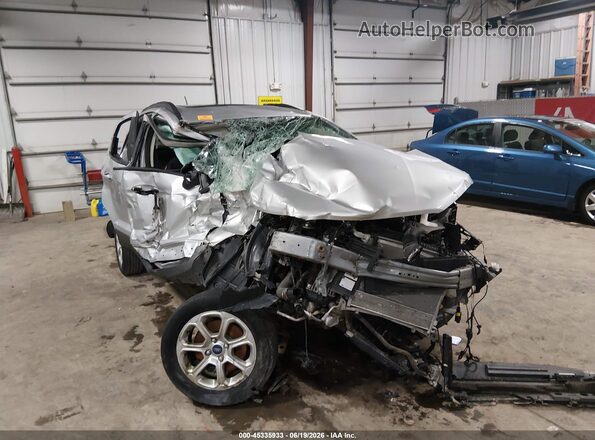 MAJ3S2GEXLC348790 2020 FORD ECOSPORT Silver Widok z przodu
