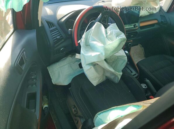 MAJ3S2GEXMC446400 2021 FORD ECOSPORT Red Вид панелі приладів