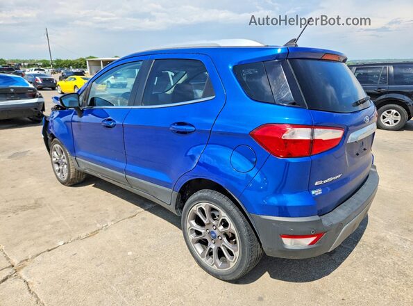 MAJ3S2KE0MC411582 2021 FORD ECOSPORT Blue უკანა მარცხენა