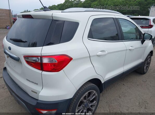 MAJ3S2KE1KC267859 2019 FORD ECOSPORT Белый Задняя правая четверть