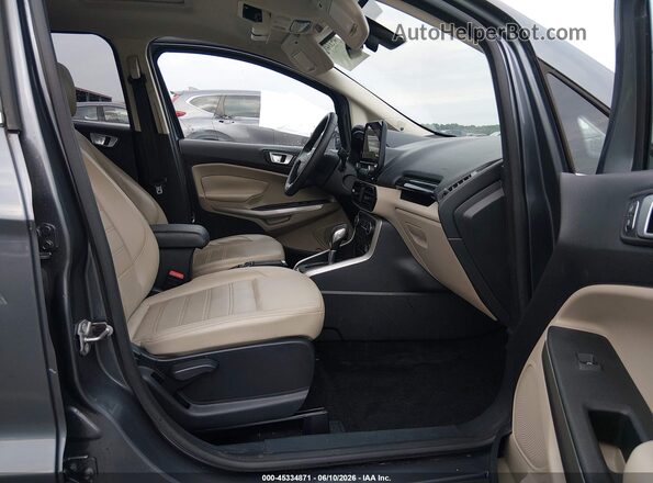 MAJ3S2KE6KC266240 2019 FORD ECOSPORT Серый Вид салона спереди