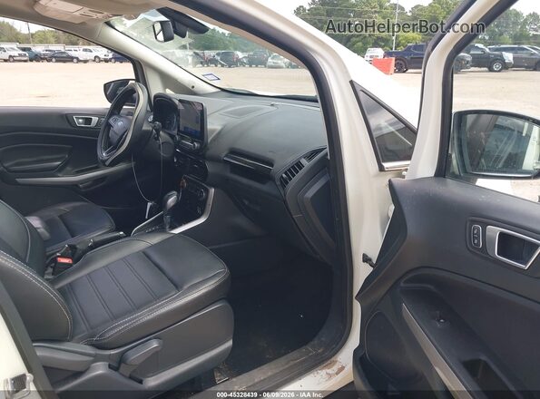 MAJ3S2KE7MC437158 2021 FORD ECOSPORT White წინა სალონის ხედი