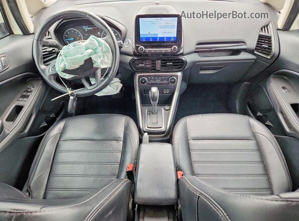 MAJ3S2KE8MC453031 2021 FORD ECOSPORT White Առջևի վահանակի տեսք