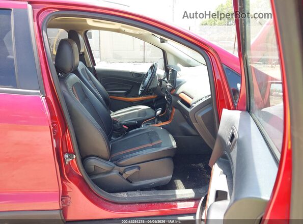 MAJ6P1CL0JC207401 2018 FORD ECOSPORT Red 