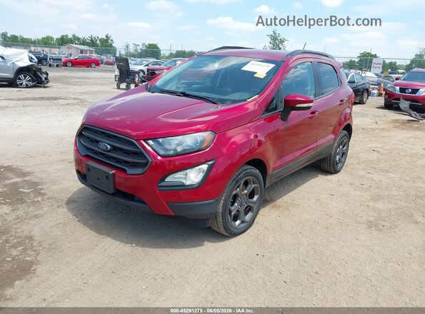 MAJ6P1CL0JC207401 2018 FORD ECOSPORT Red 