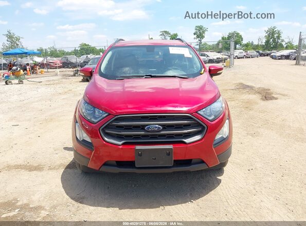 MAJ6P1CL0JC207401 2018 FORD ECOSPORT Red 