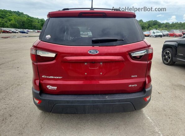 MAJ6P1CL1JC181388 2018 FORD ECOSPORT Red 