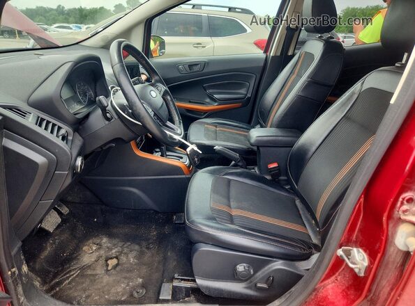 MAJ6P1CL1JC181388 2018 FORD ECOSPORT Red 