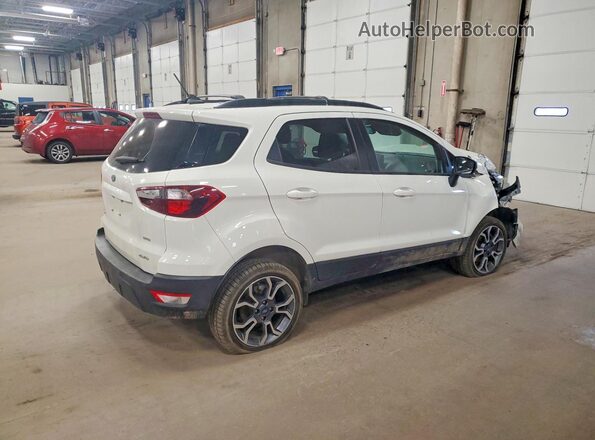 MAJ6P1CL1JC249768 2018 FORD ECOSPORT Белый Задняя правая четверть