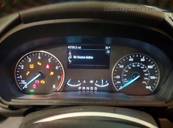 MAJ6P1CL1JC249768 2018 FORD ECOSPORT Белый Вид щитка приборов