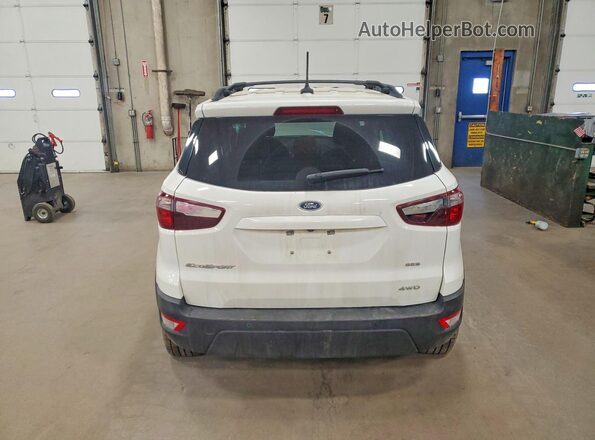 MAJ6P1CL1JC249768 2018 FORD ECOSPORT Белый Вид сзади