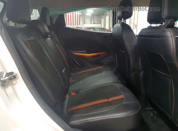 MAJ6P1CL1JC249768 2018 FORD ECOSPORT Белый Вид задней части салона