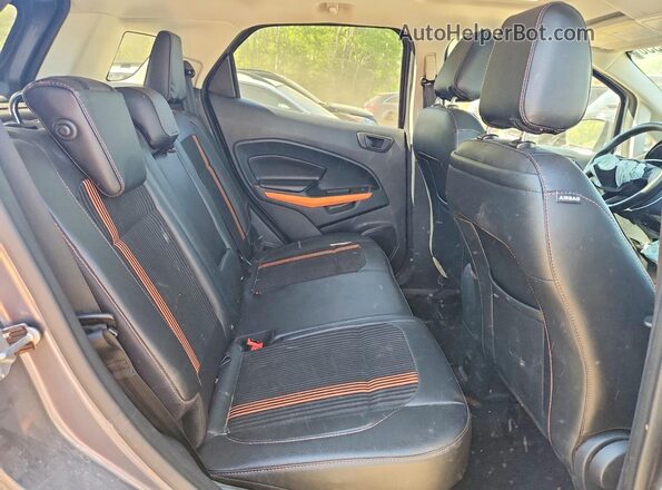 MAJ6P1CL2JC186499 2018 FORD ECOSPORT Gray Սալոնի հետևի տեսք