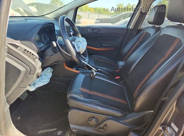 MAJ6P1CL2JC186499 2018 FORD ECOSPORT Gray Սալոնի դիմացի տեսք