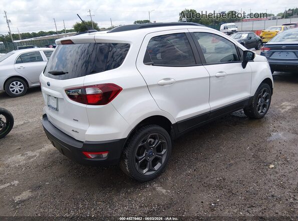 MAJ6P1CL2JC197079 2018 FORD ECOSPORT White Задня права чверть