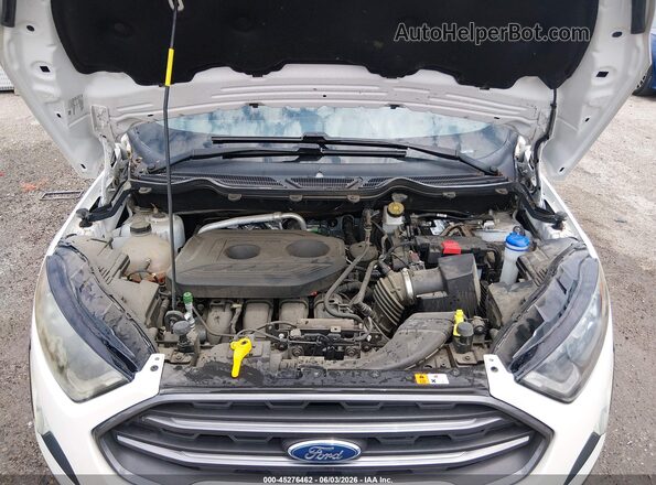 MAJ6P1CL2JC197079 2018 FORD ECOSPORT White Вид ззаду
