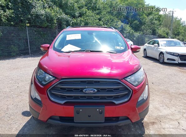 MAJ6P1CL3JC188164 2018 FORD ECOSPORT Red უკანა სალონის ხედი