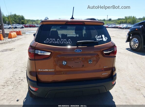 MAJ6P1CL3JC188505 2018 FORD ECOSPORT Orange 