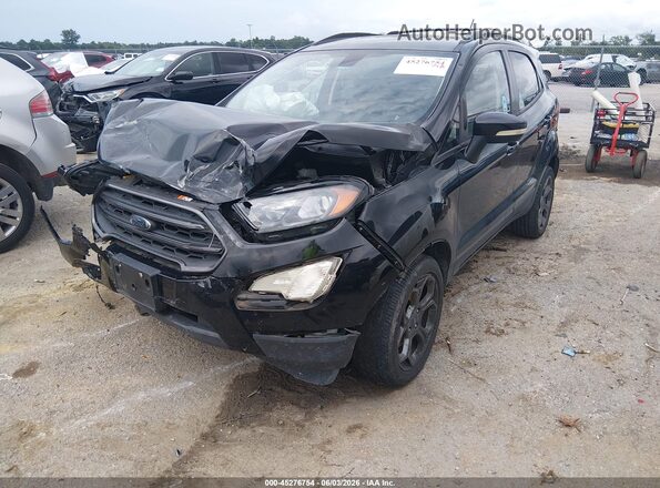 MAJ6P1CL3JC194143 2018 FORD ECOSPORT Black წინა მარცხენა ხედი სამი მეოთხედიდან