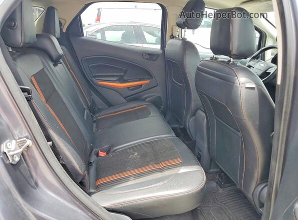 MAJ6P1CL3JC230400 2018 FORD ECOSPORT Gray უკანა სავარძლების ხედი