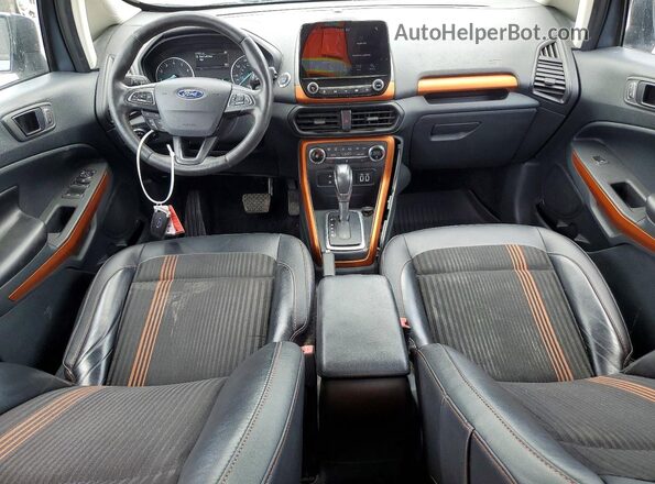 MAJ6P1CL3JC230400 2018 FORD ECOSPORT Gray წინა პანელის ხედი