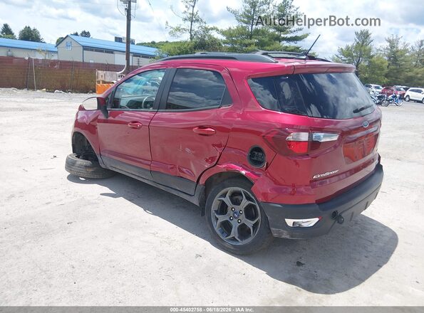 MAJ6P1CL4JC162575 2018 FORD ECOSPORT Red უკანა მარცხენა