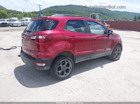 MAJ6P1CL4JC162575 2018 FORD ECOSPORT Red უკანა მარჯვენა