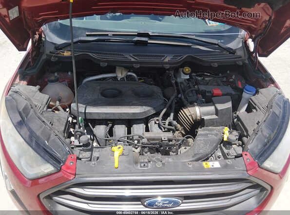 MAJ6P1CL4JC162575 2018 FORD ECOSPORT Red უკანა ხედი
