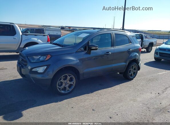 MAJ6P1CL5JC248672 2018 FORD ECOSPORT Gray Առջևի ձախ երեք քառորդ տեսարան