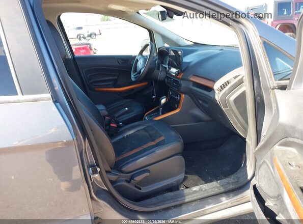 MAJ6P1CL5JC248672 2018 FORD ECOSPORT Gray Սալոնի դիմացի տեսք
