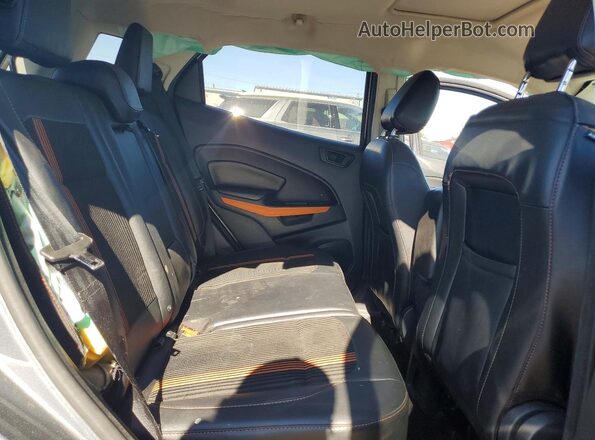 MAJ6P1CL6JC187574 2018 FORD ECOSPORT Gray Vista de los asientos traseros