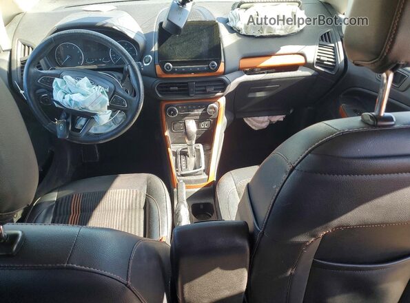 MAJ6P1CL6JC187574 2018 FORD ECOSPORT Gray Vista del salpicadero