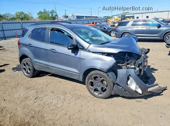 MAJ6P1CL6JC187574 2018 FORD ECOSPORT Gray Delantero derecho