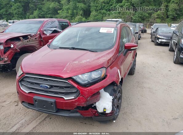 MAJ6P1CL6JC211677 2018 FORD ECOSPORT Red 