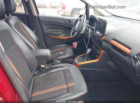 MAJ6P1CL6JC211677 2018 FORD ECOSPORT Red 