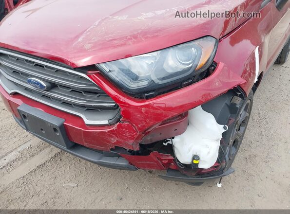 MAJ6P1CL6JC211677 2018 FORD ECOSPORT Red 