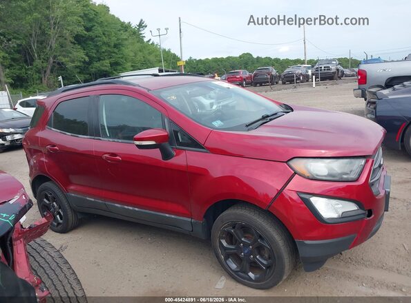 MAJ6P1CL6JC211677 2018 FORD ECOSPORT Red 